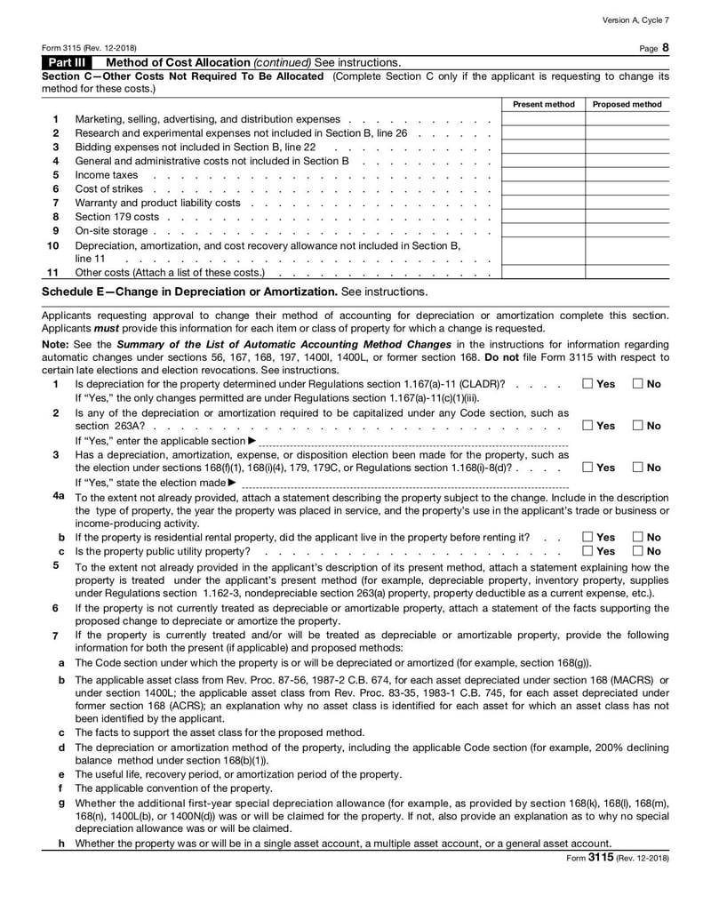 Large thumbnail of Form 3115 - Dec 2022