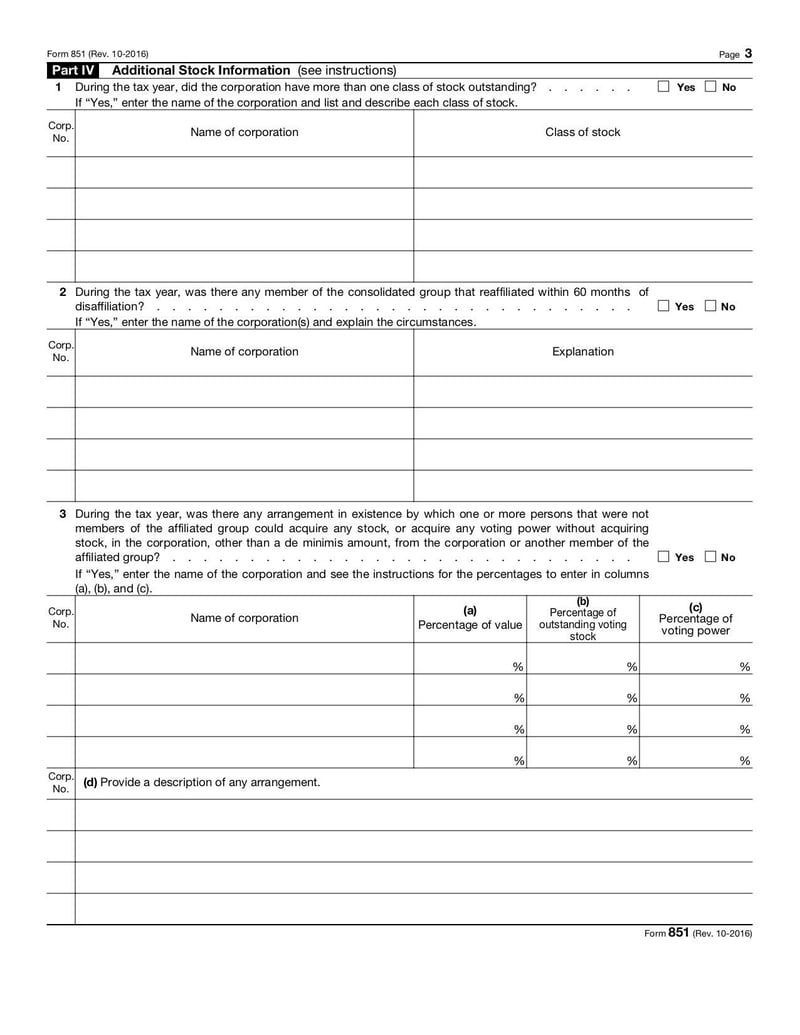 Large thumbnail of Form 851 - Oct 2016