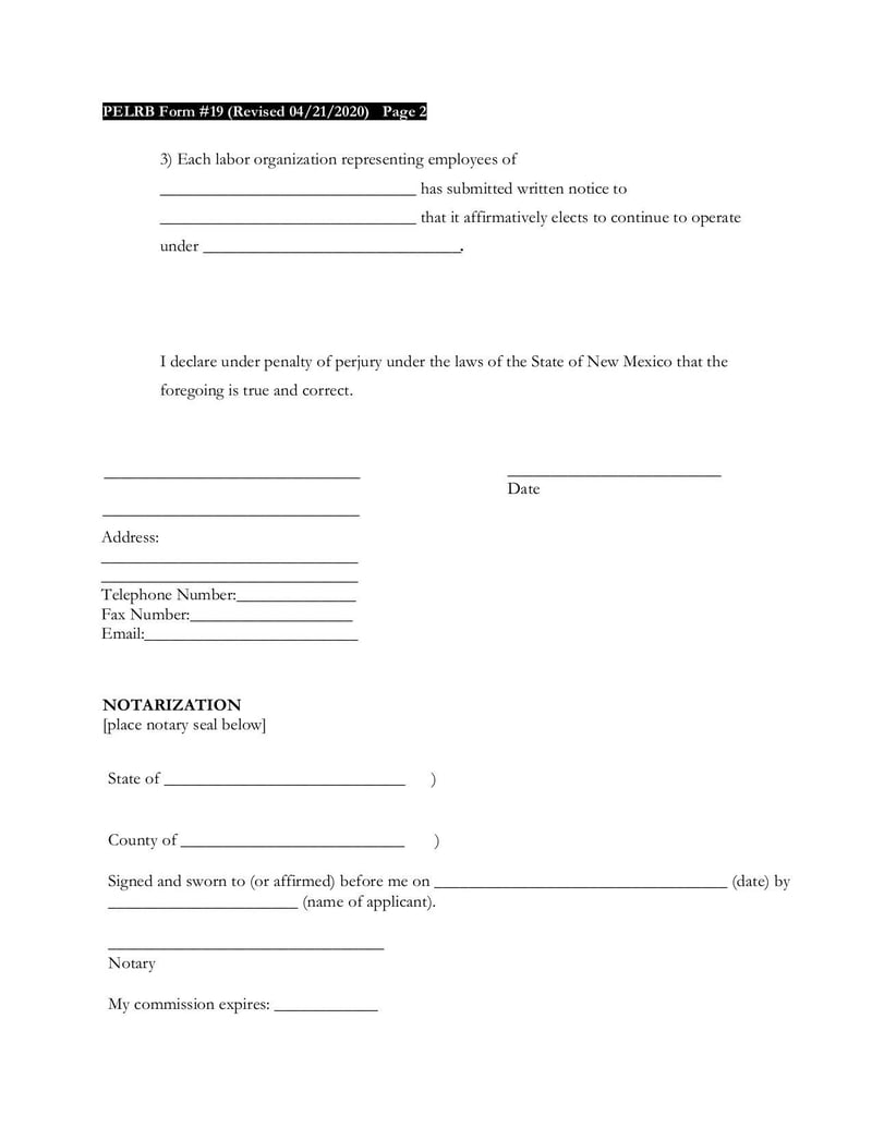 Large thumbnail of Biannual Local Board Affidavit Form 18 - Apr 2020