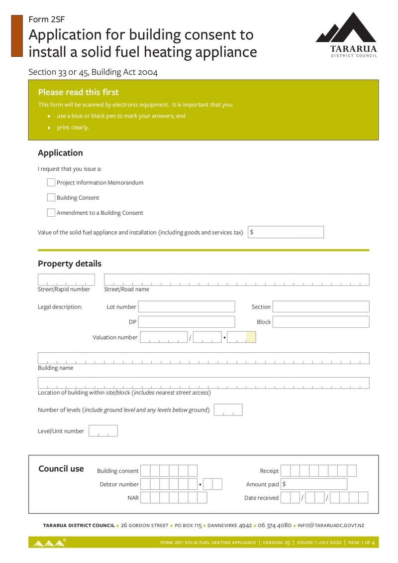 Large thumbnail of Form 2SF - Jul 2022