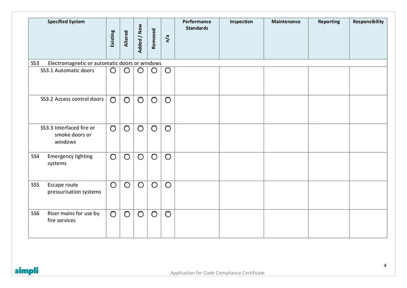 Large thumbnail of Code Compliance Certificate Application - Form 6 - Nov 2022