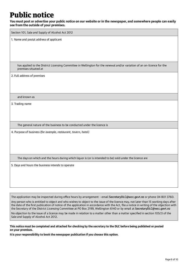 Large thumbnail of On Licence Application Renewal Variation - Sep 2021