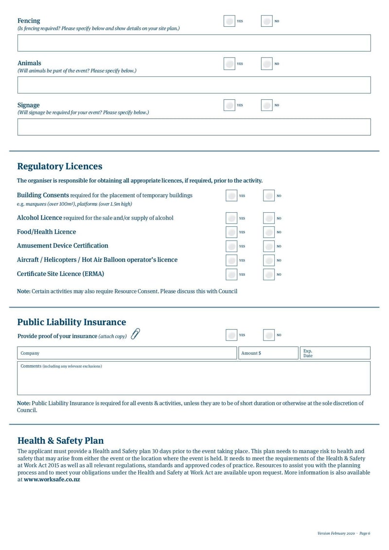 Large thumbnail of Application for Events and Activities Permit V3 - Feb 2020