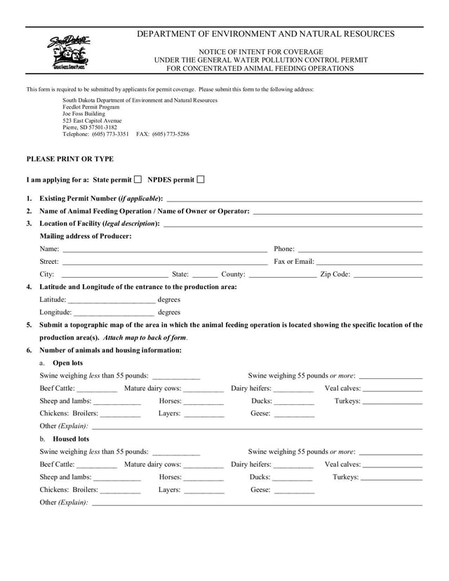 Notice of Intent for Coverage | Fill and sign online with Lumin