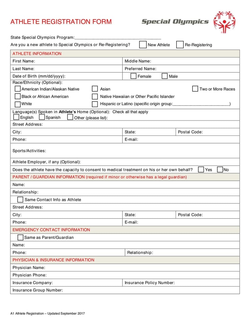 Large thumbnail of SOTX Registration and Medical Form - Sep 2017
