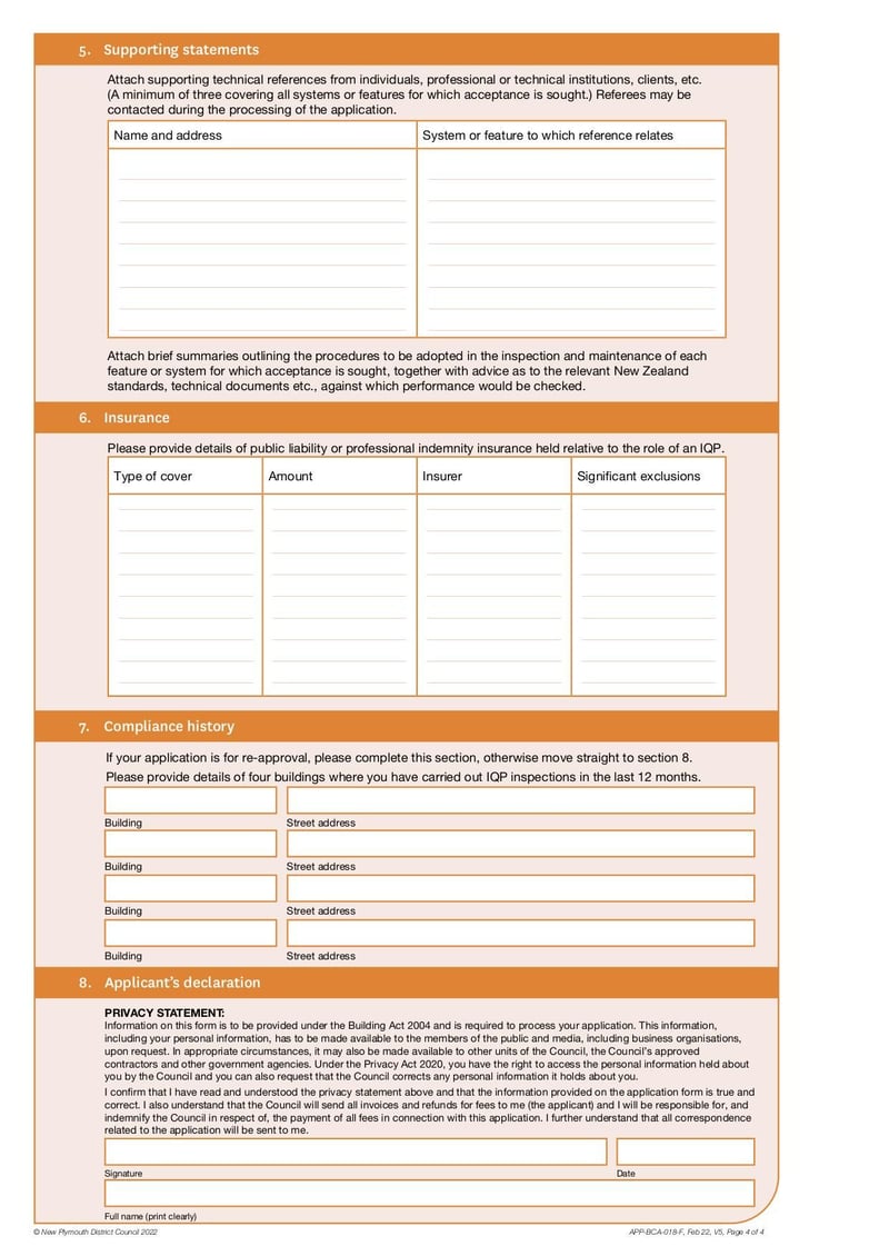 Large thumbnail of Application for Approval Re Approval as an Independent Qualified Person Iqp App Bca 018 F V5 - Feb 2022