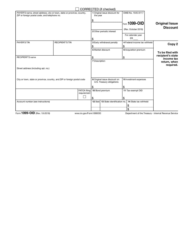 Large thumbnail of Form 1099-OID - Oct 2019