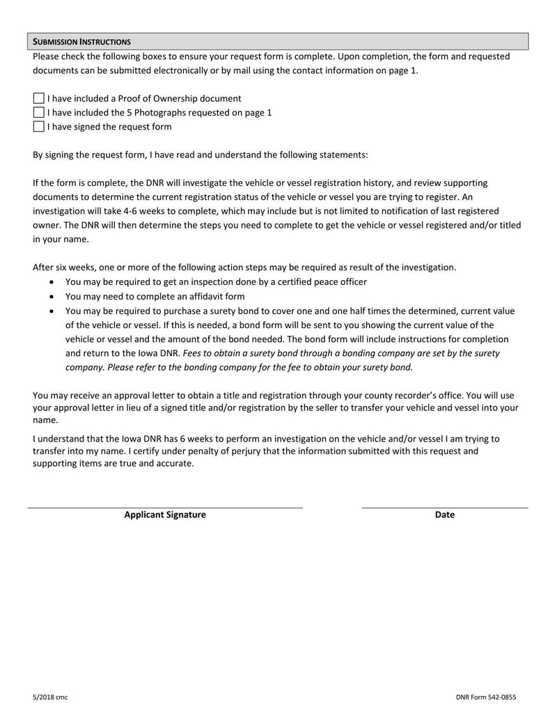 Large thumbnail of Form 542-0855