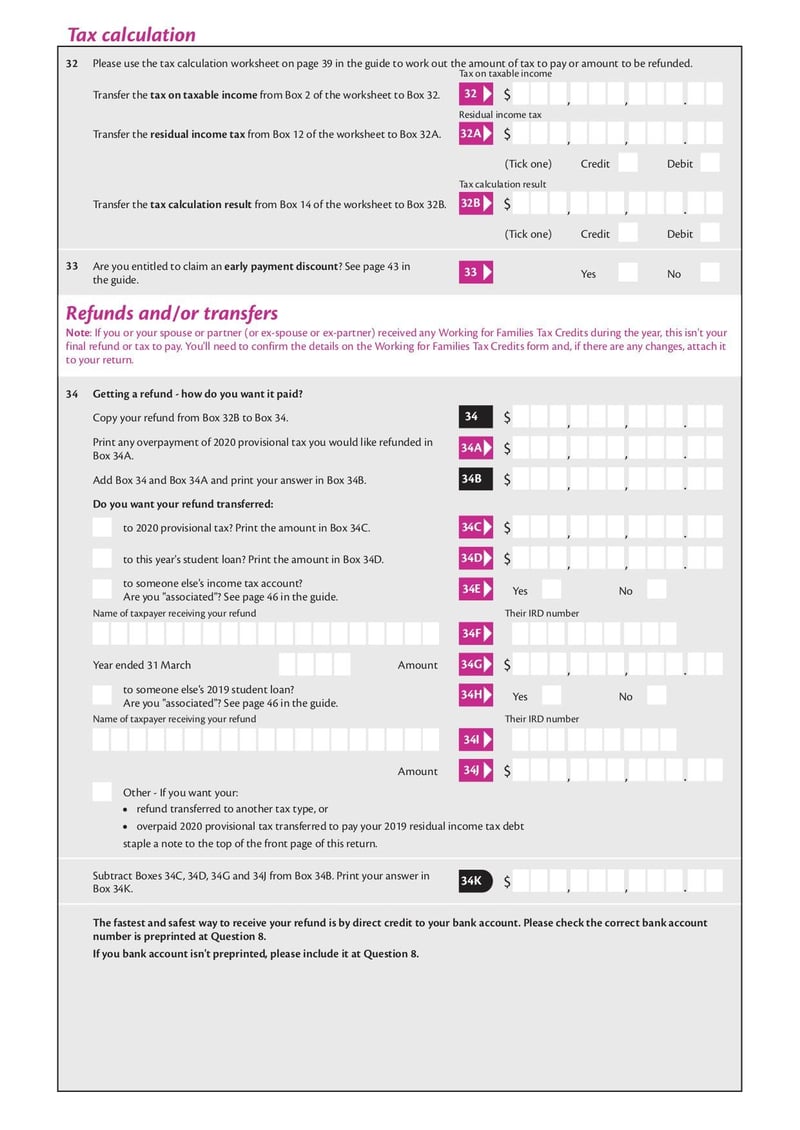 Large thumbnail of Form IR3 - Mar 2019
