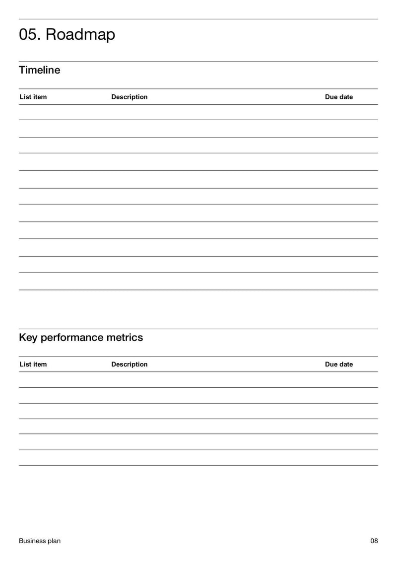 Large thumbnail of Standard Business Plan