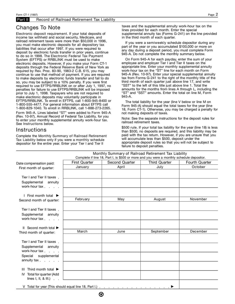 Large thumbnail of Form CT-1 - Jan 1997