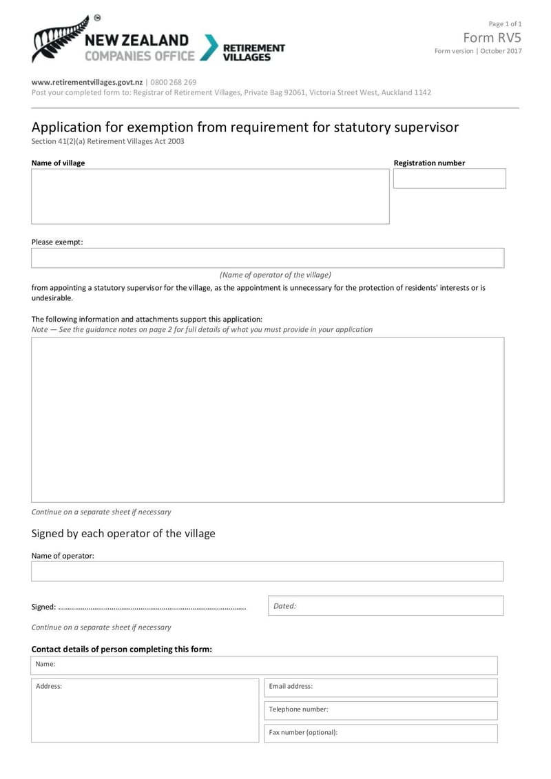 Large thumbnail of Form RV5 - Jan 2023