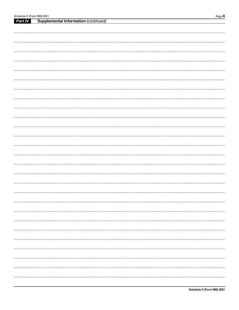 Large thumbnail of Form 990 Schedule C - Jan 2022