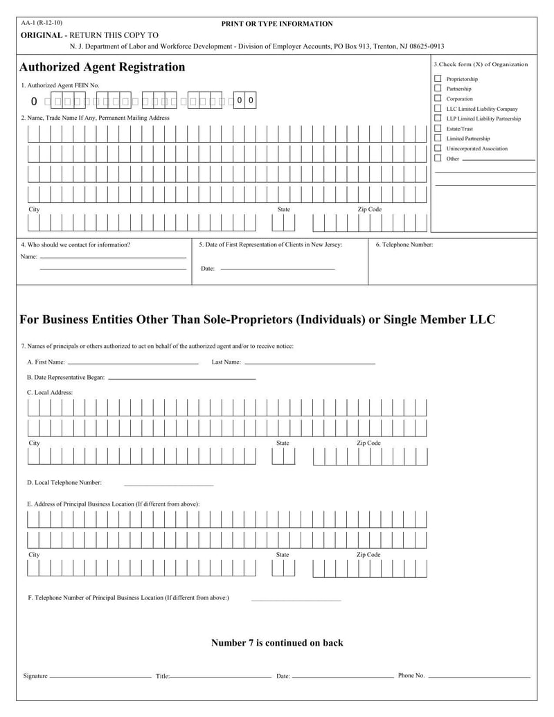 Large thumbnail of Form AA-1