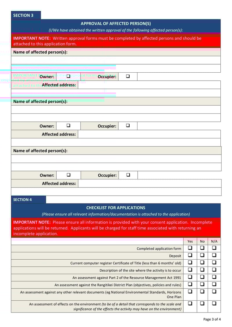 Large thumbnail of Application for Change and or Cancellation of Conditions of Resource Consent - Jan 2019