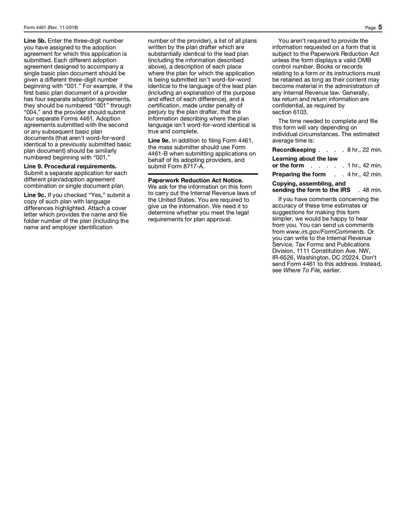 Large thumbnail of Form 4461 - Nov 2018