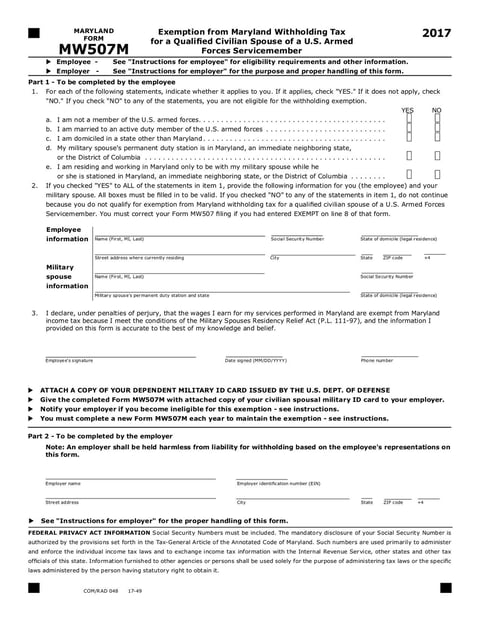 Form MW507M | Fill and sign online with Lumin