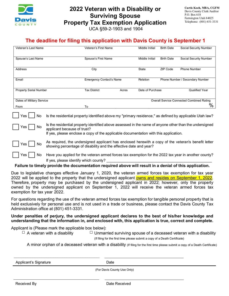 Disabled Veteran Application | Fill and sign online with Lumin