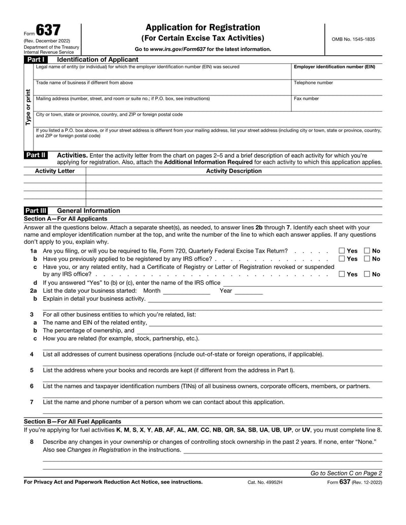 Large thumbnail of Form 637 - 2022