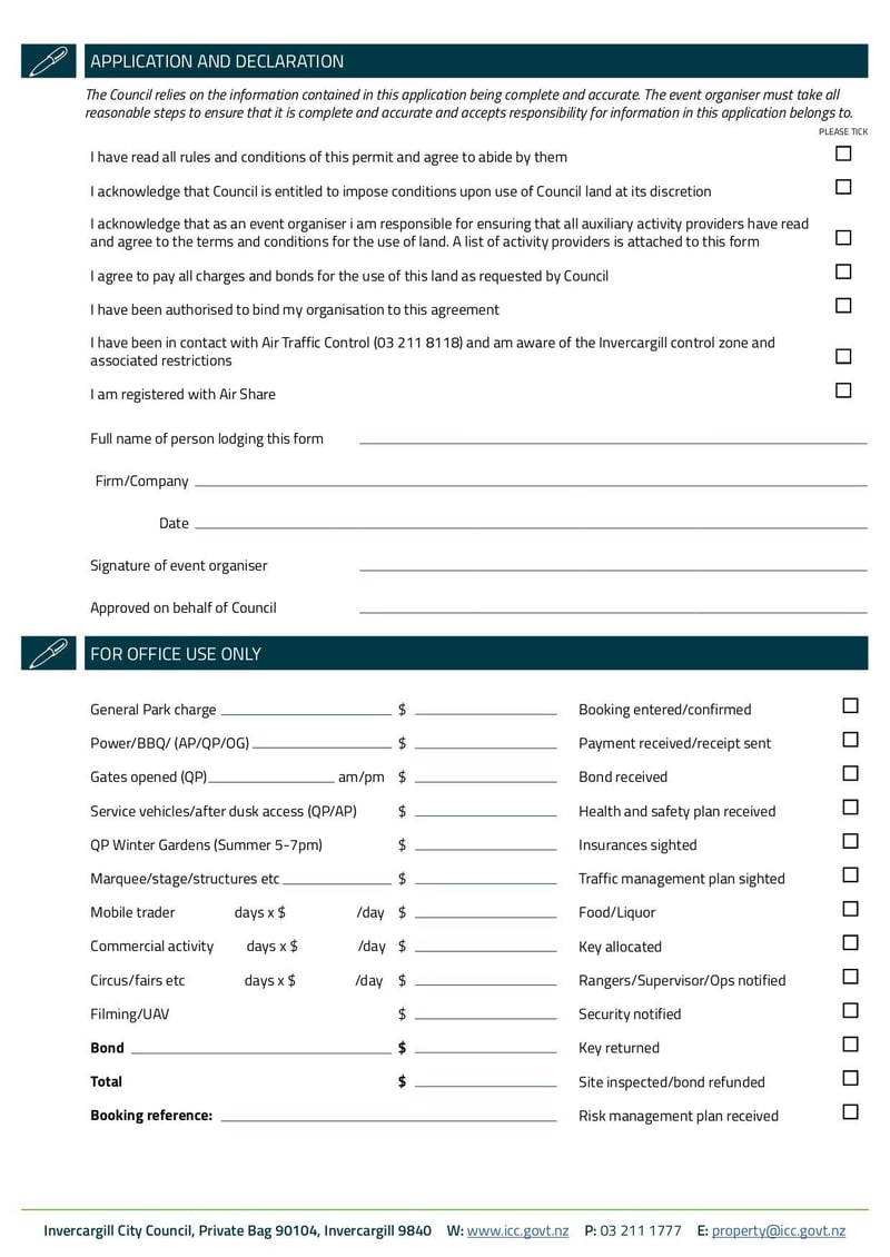 Large thumbnail of Drones Booking Form - Jul 2021