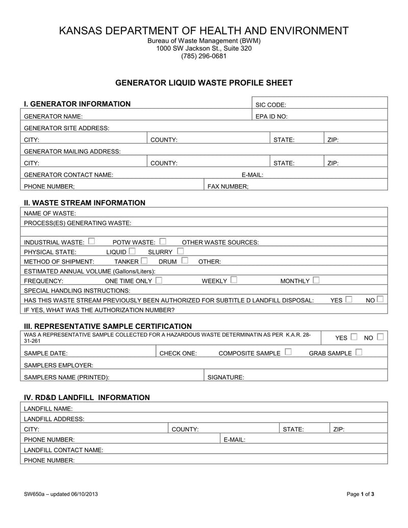 Large thumbnail of Form SW650A