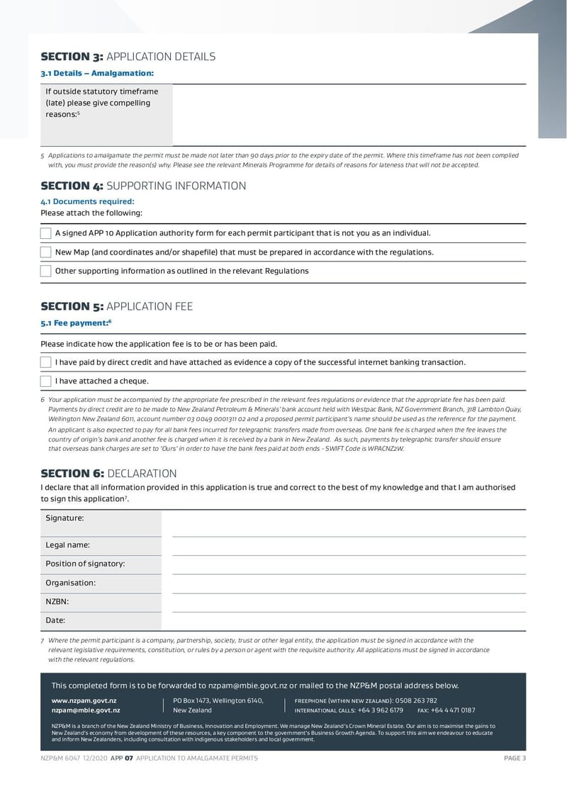 Large thumbnail of Petroleum App 07 Application Form - Dec 2020