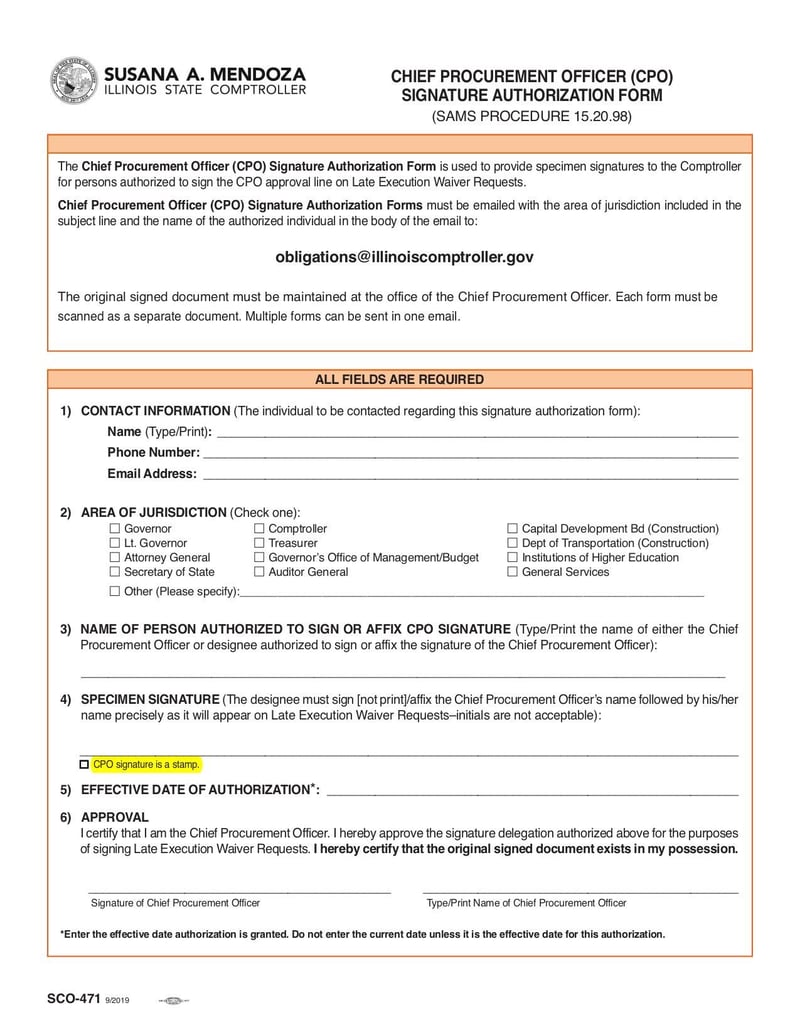 Large thumbnail of SCO-471 CPO Signature Authorization - Sep 2019