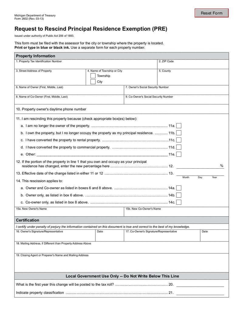 Large thumbnail of Form 2602 - Jul 2013