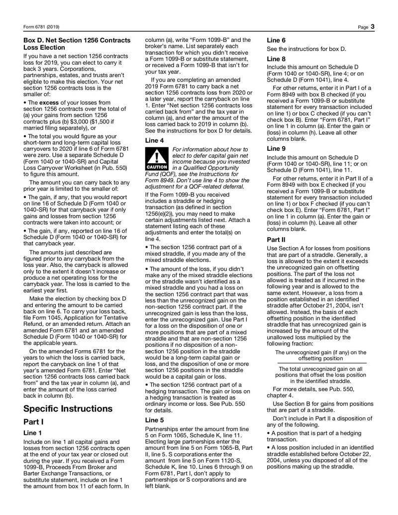 Large thumbnail of Form 6781 - Dec 2019
