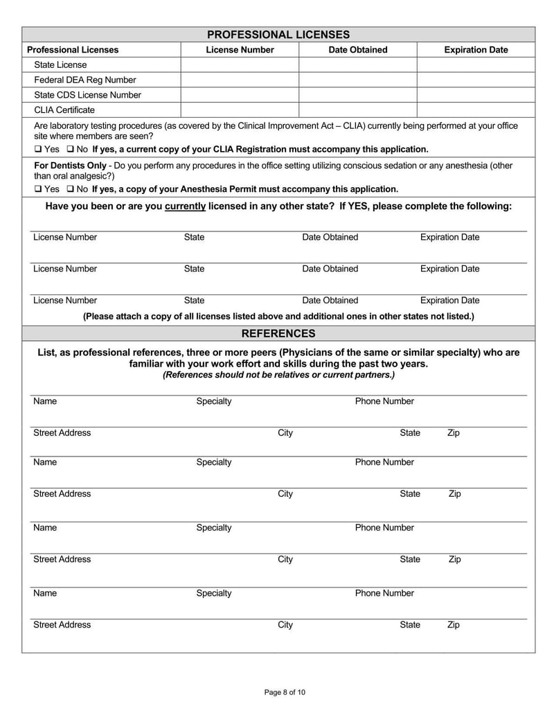 Large thumbnail of Louisiana Standardized Credentialing Application