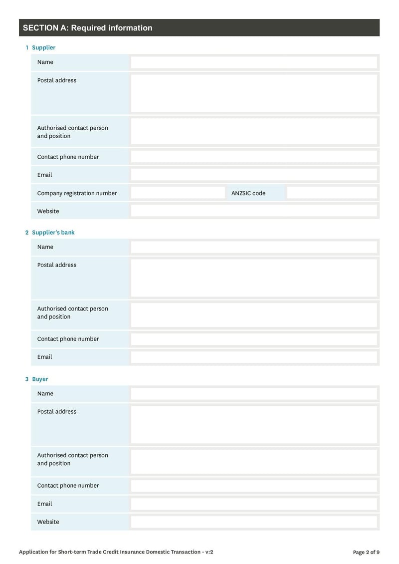 Large thumbnail of Domestic Transaction Short Term Trade Credit Insurance - Apr 2020