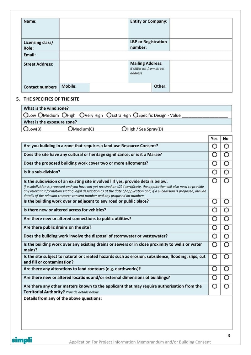 Large thumbnail of Building Consent Application Form 2 - Nov 2022