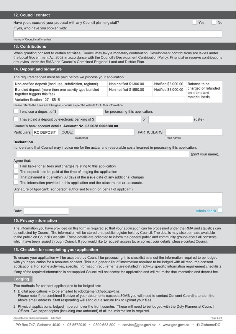Large thumbnail of Resource Consent Application 0720 RE1 - Jul 2020