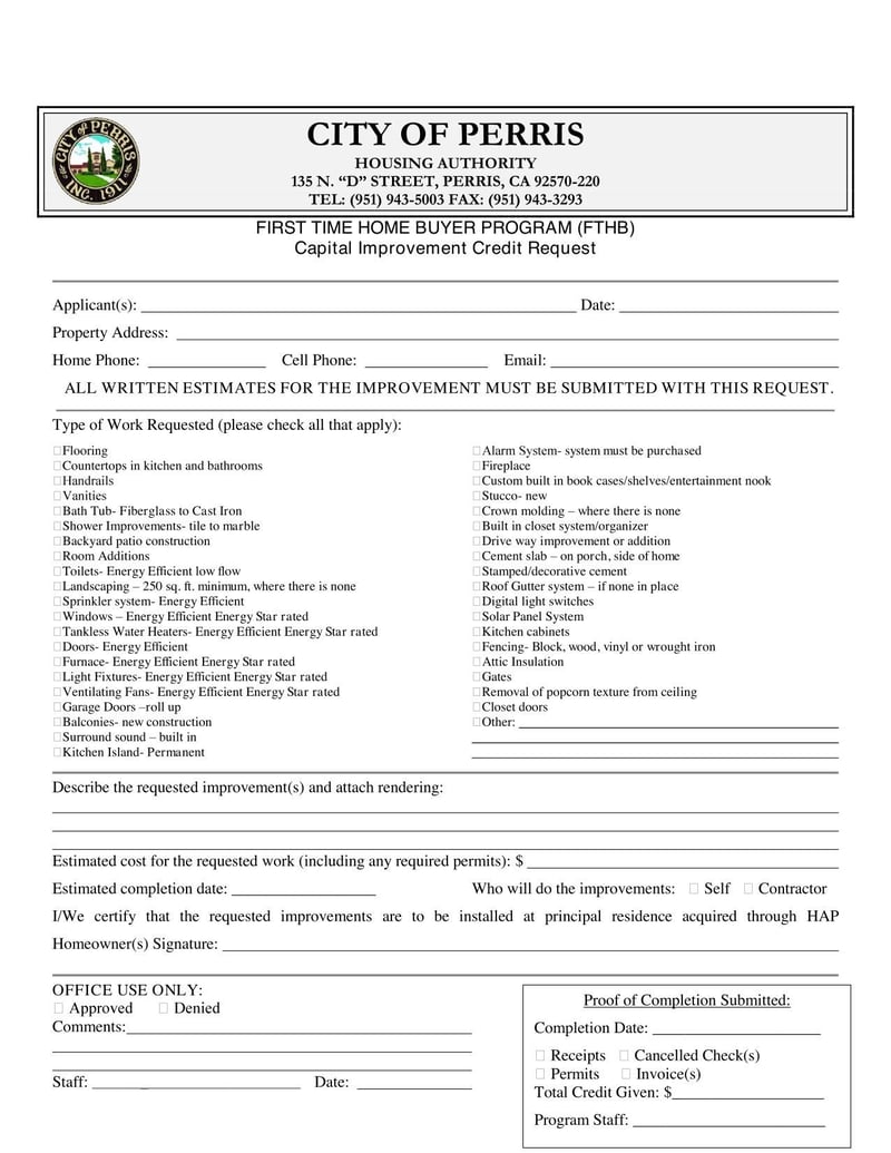 Large thumbnail of Perris First Time Home Buyer Program (FTHB)