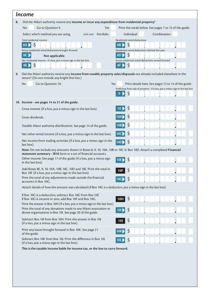 Large thumbnail of Form IR8 - Mar 2020