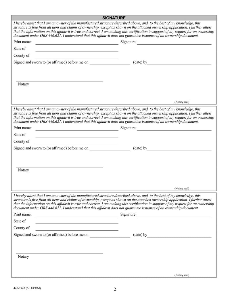 Large thumbnail of Form 440-2947