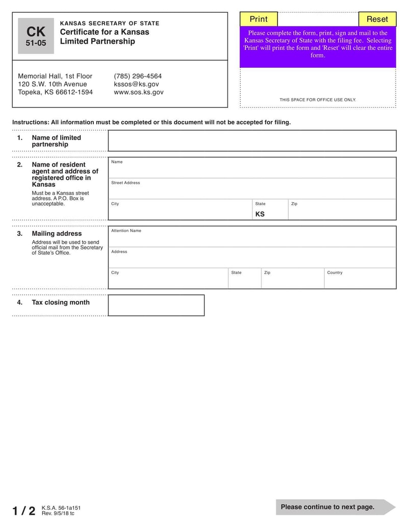 Large thumbnail of Form CK 51-05
