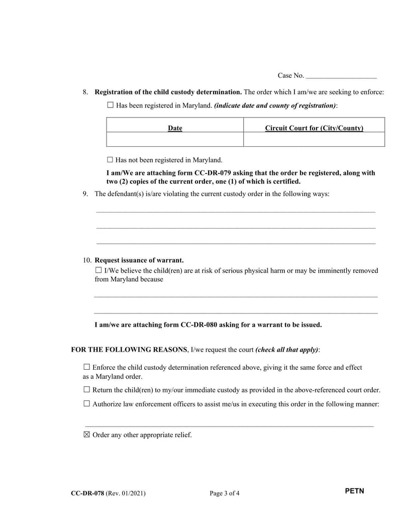 Large thumbnail of Form CC-DR-078