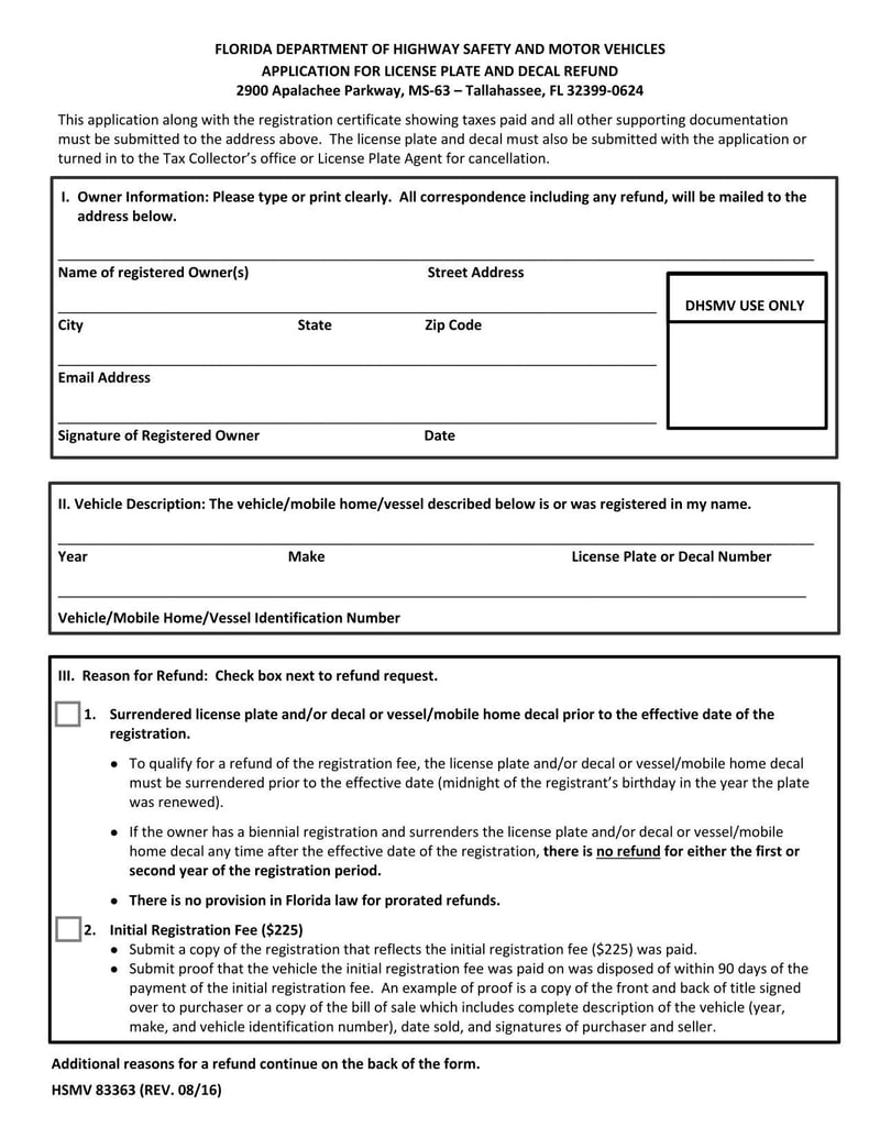 Large thumbnail of Form HSMV 83363