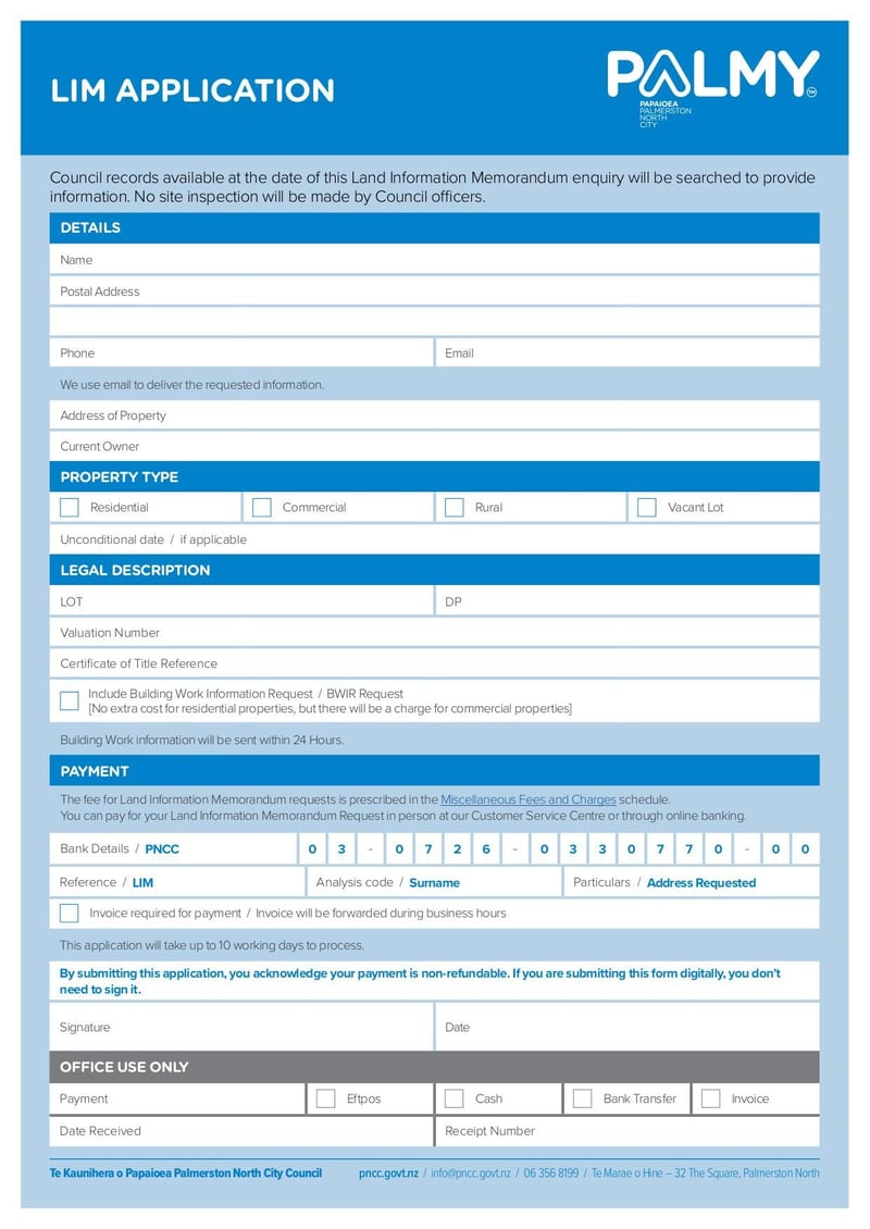 Large thumbnail of LIM Application Form - Apr 2022