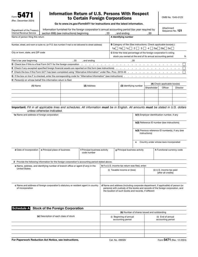 Large thumbnail of Form 5471 - 2024
