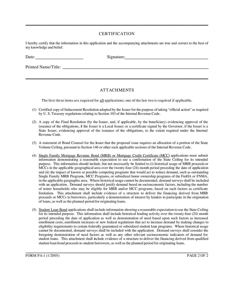 Large thumbnail of Form PA-1 - Nov 2011