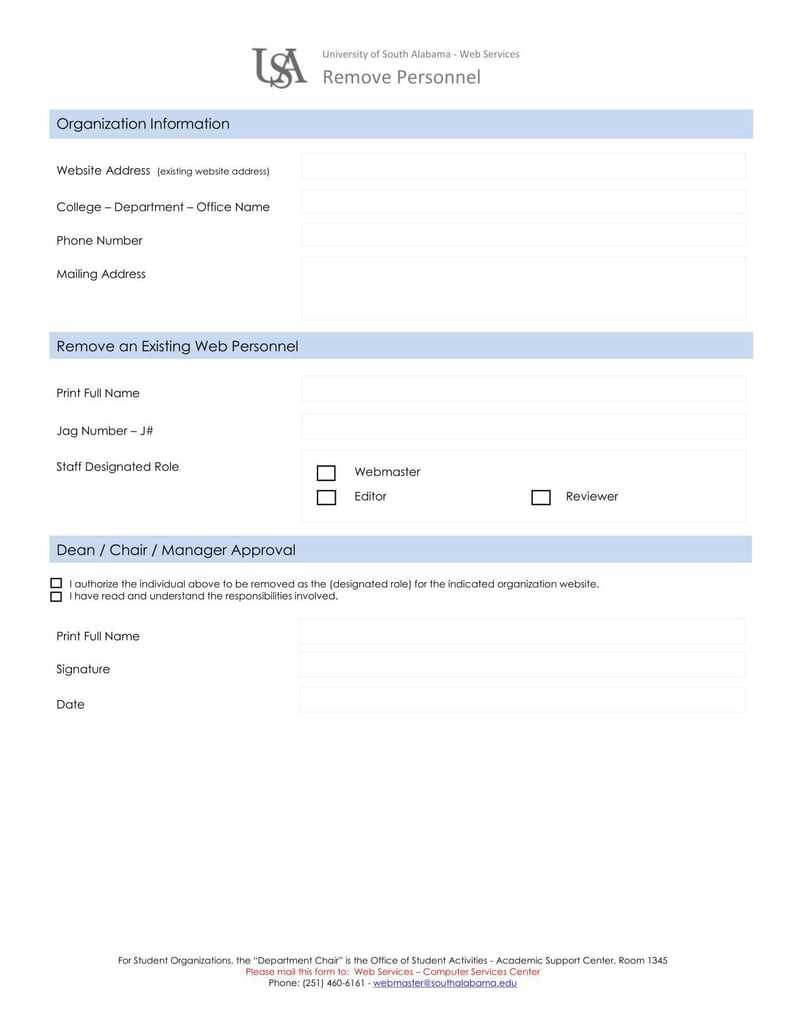 Large thumbnail of University of South Alabama-Web Services Remove Personnel