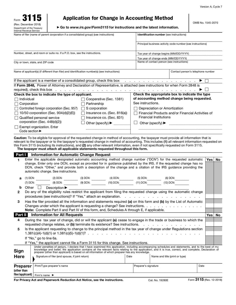 Large thumbnail of Form 3115 - Dec 2022