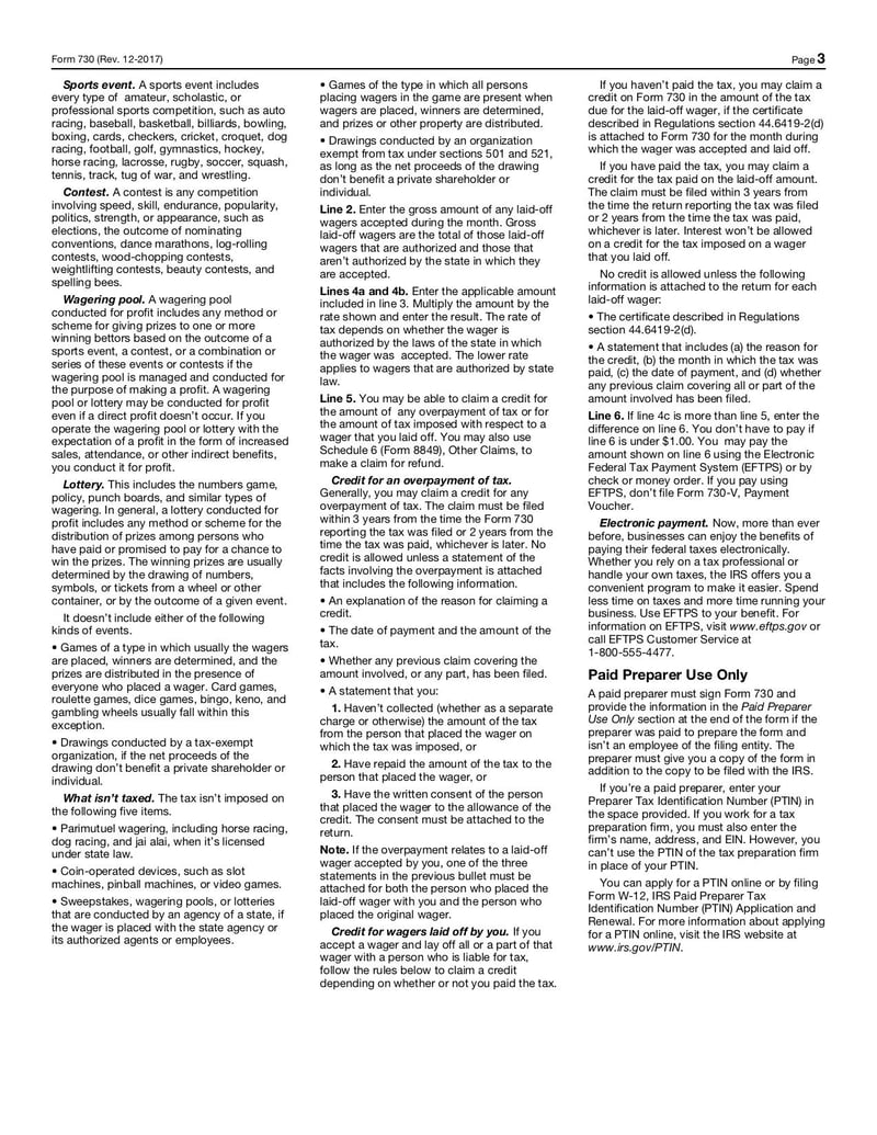 Large thumbnail of Form 730 - Dec 2017