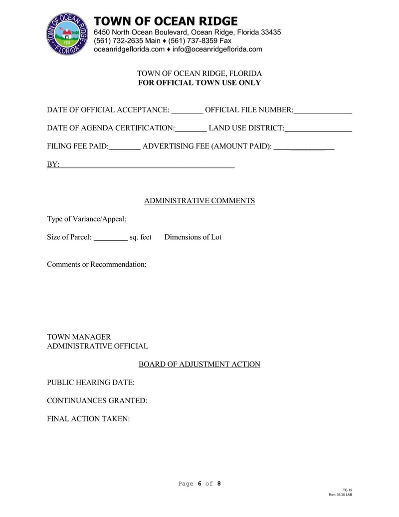 Large thumbnail of Form TC-19