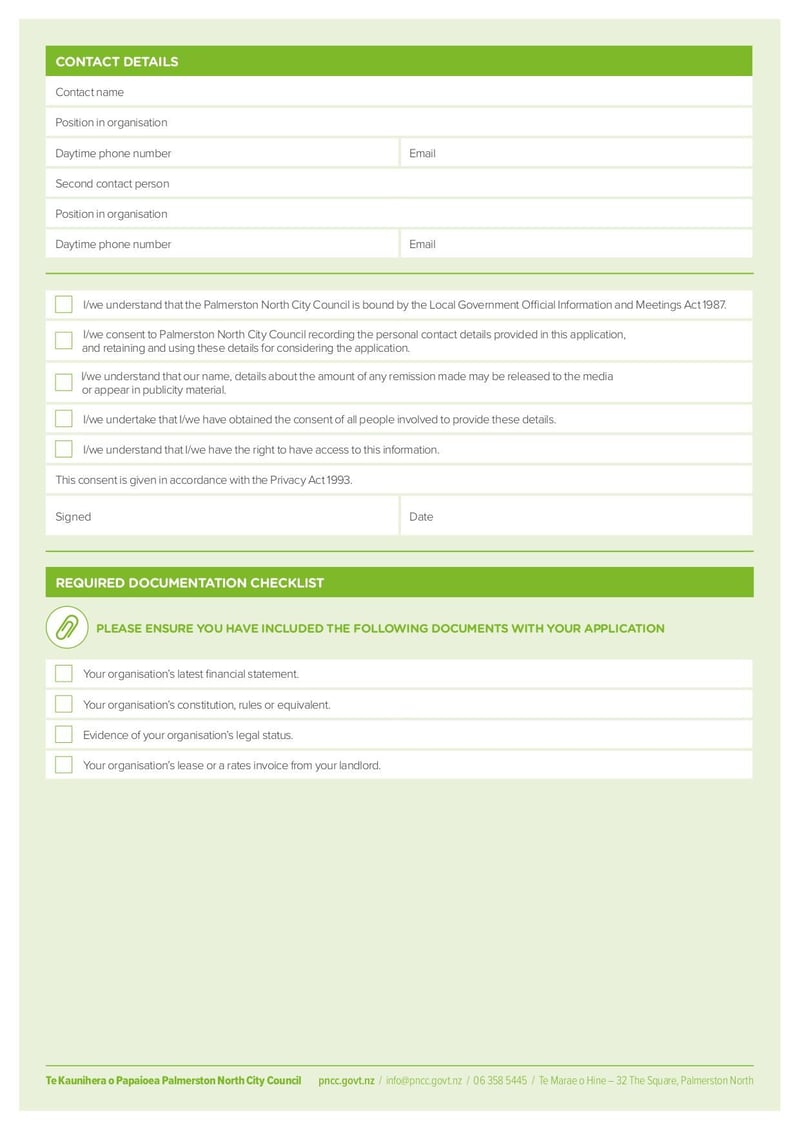 Large thumbnail of Rates Remission Application Form - Sep 2021