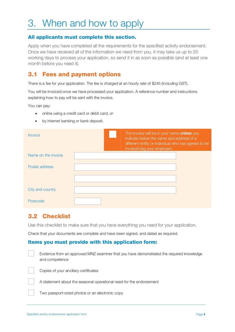 Large thumbnail of Specified Activity Endorsement Application Form - Jun 2019
