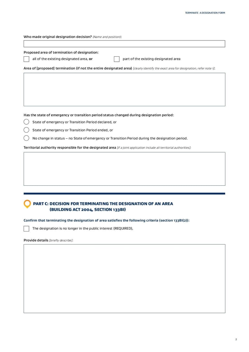 Large thumbnail of Request to Terminate Designation Area for Emergency Management - May 2022