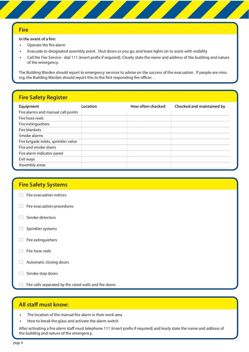 Thumbnail of Initial Emergency Response Plan Form - Feb 2017 - page 5